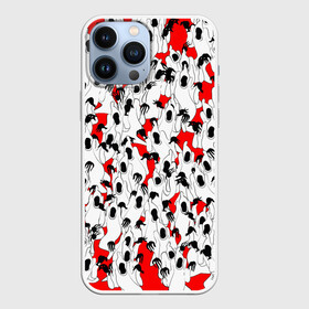 Чехол для iPhone 13 Pro Max с принтом Haunted Family в городе Новоалтайск,  |  | Тематика изображения на принте: hip hop | kizaru | rap | красный | паттерн | приведение | призрак | рэп | толпа | хип хоп