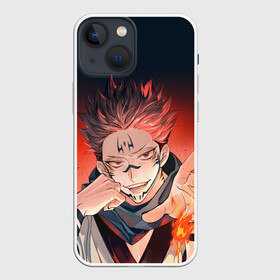 Чехол для iPhone 13 mini с принтом Магическая битва | Рёмен Сукуна в городе Новоалтайск,  |  | jujutsu kaisen | аниме | магическая битва | манга