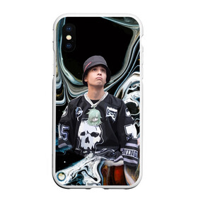 Чехол для iPhone XS Max матовый с принтом Slava Marlow в городе Новоалтайск, Силикон | Область печати: задняя сторона чехла, без боковых панелей | blogger | celebrity | dude | guy | music | pattern | rap | skull | slava marlow | артём готлиб | блогер | знаменитость | музыка | музыкант | парень | рэп | узор | череп | чувак