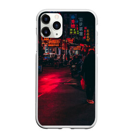 Чехол для iPhone 11 Pro Max матовый с принтом Неоновая япония в городе Новоалтайск, Силикон |  | страны | утопия | япония