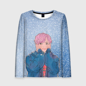 Женский лонгслив 3D с принтом JIMIN SPRING DAY в городе Новоалтайск, 100% полиэстер | длинные рукава, круглый вырез горловины, полуприлегающий силуэт | bt21 | bts | hoseok | jhope | jimin | jin | jungkook | namjoon | rm | taehyung | v | бантан | бт21 | бтс | весна | ви | голубая | джей хоуп | джин | зима | намджун | новый год | рм | снег | снежинки | спринг дэй | тэхен | хосок | чимин | чонгук 