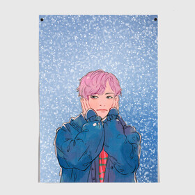 Постер с принтом JIMIN SPRING DAY в городе Новоалтайск, 100% бумага
 | бумага, плотность 150 мг. Матовая, но за счет высокого коэффициента гладкости имеет небольшой блеск и дает на свету блики, но в отличии от глянцевой бумаги не покрыта лаком | bt21 | bts | hoseok | jhope | jimin | jin | jungkook | namjoon | rm | taehyung | v | бантан | бт21 | бтс | весна | ви | голубая | джей хоуп | джин | зима | намджун | новый год | рм | снег | снежинки | спринг дэй | тэхен | хосок | чимин | чонгук 