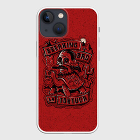 Чехол для iPhone 13 mini с принтом Тортуга в городе Новоалтайск,  |  | br ba | breaking bad | heisenberg | jesse pinkman | la tortuga | vdzagmar | walter white | во все тяжкие | джесси пинкман | дэнни трехо | уолтер уайт | хайзенберг