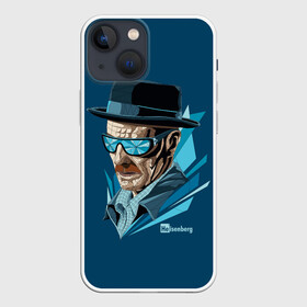 Чехол для iPhone 13 mini с принтом Хайзенберг в городе Новоалтайск,  |  | br ba | breaking bad | bryan lee cranston | heisenberg | jesse pinkman | say my name | vdzagmar | walter white | брайан крэнстон | во все тяжкие | джесси пинкман | уолтер уайт | хайзенберг