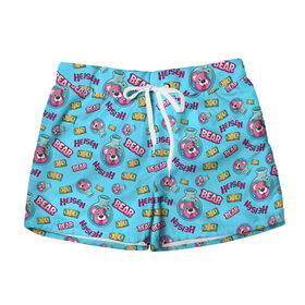 Женские шорты 3D с принтом Heisen Bear в городе Новоалтайск, 100% полиэстер | прямой крой, два кармана без застежек по бокам. Мягкая трикотажная резинка на поясе, внутри которой широкие завязки. Длина до середины бедра | Тематика изображения на принте: br ba | breaking bad | heisenberg | jesse pinkman | vdzagmar | walter white | во все тяжкие | джесси пинкман | уолтер уайт | хайзенберг