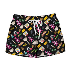 Женские шорты 3D с принтом Breaking Bad в городе Новоалтайск, 100% полиэстер | прямой крой, два кармана без застежек по бокам. Мягкая трикотажная резинка на поясе, внутри которой широкие завязки. Длина до середины бедра | Тематика изображения на принте: br ba | breaking bad | heisenberg | jesse pinkman | vdzagmar | walter white | во все тяжкие | джесси пинкман | уолтер уайт | хайзенберг