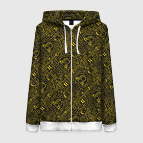 Женская толстовка 3D на молнии с принтом Breaking Bad в городе Новоалтайск, 100% полиэстер | длина до линии бедра, манжеты и пояс оформлены мягкой тканевой резинкой, двухслойный капюшон со шнурком для регулировки, спереди молния, по бокам два кармана | br ba | breaking bad | heisenberg | jesse pinkman | vdzagmar | walter white | во все тяжкие | джесси пинкман | уолтер уайт | хайзенберг