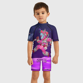 Детский купальный костюм 3D с принтом Among Us Girl в городе Новоалтайск, Полиэстер 85%, Спандекс 15% | застежка на молнии на спине | among | among us | game | steam | амонг | амонг юс | амонк | в космосе | игра | космонавт | космонафт | космос | мафия | пират | предатель | предатель среди нас | среди нас | человечки | эймонг | эмонг