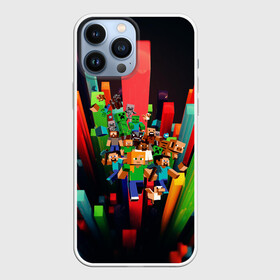 Чехол для iPhone 13 Pro Max с принтом MINECRAFT GAME (S) в городе Новоалтайск,  |  | craft | creeper | dungeon | dungeons | earth | game | logo | mine | minecraft | minecraft dungeons | mobile | online | дунгеонс | земля | зомби | игра | крипер | лого | майкрафт | майнкрафт | онлайн | подземелье