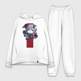 Женский костюм хлопок Oversize с принтом The Kings avatar в городе Новоалтайск,  |  | anime | chu yunxiu | glory | glory game | quan zhi gao shou | su mucheng | su muqiu | tang rou | the kings avatar | ye xiu | аватар короля | аниме | е сю | е цю | слава | су муцю | су мучэн | тан жоу | чу юньсю