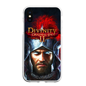 Чехол для iPhone XS Max матовый с принтом DIVINITY в городе Новоалтайск, Силикон | Область печати: задняя сторона чехла, без боковых панелей | divinity | divinity 2 | divinity original | divinity sin | divinity sin 2 | дивинити | дивинити 2 | дивинити ориджинал. | дивинити син