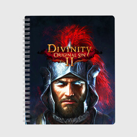 Тетрадь с принтом DIVINITY в городе Новоалтайск, 100% бумага | 48 листов, плотность листов — 60 г/м2, плотность картонной обложки — 250 г/м2. Листы скреплены сбоку удобной пружинной спиралью. Уголки страниц и обложки скругленные. Цвет линий — светло-серый
 | divinity | divinity 2 | divinity original | divinity sin | divinity sin 2 | дивинити | дивинити 2 | дивинити ориджинал. | дивинити син