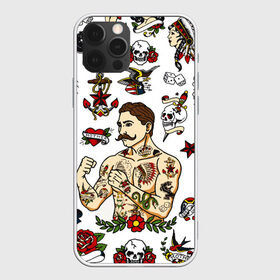 Чехол для iPhone 12 Pro Max с принтом HIPSTER TATTOO в городе Новоалтайск, Силикон |  | hipsters | tattoo | девушка в тату | птицы | тату | усы | хипстер | хипстеры | черепа и розы | черепа и цветы | чёрная пантера | чувак | это борода. | я есть стиль