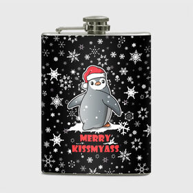 Фляга с принтом Merry Kissmyass в городе Новоалтайск, металлический корпус | емкость 0,22 л, размер 125 х 94 мм. Виниловая наклейка запечатывается полностью | Тематика изображения на принте: 