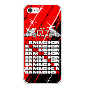 Чехол для iPhone 5/5S матовый с принтом RAMMSTEIN в городе Новоалтайск, Силикон | Область печати: задняя сторона чехла, без боковых панелей | du hast | mein herz | rammstein | rammstein sonne. | группа rammstein | ду хаст | песня рамштайн | рамштайн | тилль линдеманн