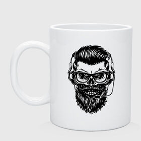 Кружка с принтом Hipster в городе Новоалтайск, керамика | объем — 330 мл, диаметр — 80 мм. Принт наносится на бока кружки, можно сделать два разных изображения | beard | cool | fashion | grin | hairstyle | headphones | hipster | hype | jaw | microphone | moustache | orbits | skull | teeth | борода | глазницы | зубы | круто | микрофон | мода | наушники | оскал | очки | пасть | причёска | ус