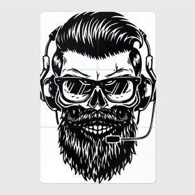 Магнитный плакат 2Х3 с принтом Hipster в городе Новоалтайск, Полимерный материал с магнитным слоем | 6 деталей размером 9*9 см | beard | cool | fashion | grin | hairstyle | headphones | hipster | hype | jaw | microphone | moustache | orbits | skull | teeth | борода | глазницы | зубы | круто | микрофон | мода | наушники | оскал | очки | пасть | причёска | ус