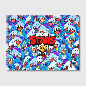 Альбом для рисования с принтом BRAWL STARS LEON SHARK в городе Новоалтайск, 100% бумага
 | матовая бумага, плотность 200 мг. | Тематика изображения на принте: 8 bit | brawl stars | crow | crow phoenix. | leon | leon shark | бравл старс | браво старс | ворон | игра бравл | леон | леон шарк | оборотень