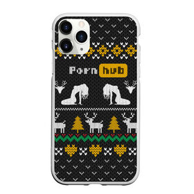 Чехол для iPhone 11 Pro матовый с принтом Pornhub свитер с оленями в городе Новоалтайск, Силикон |  | 2021 | knit | knitted | merch | new year | sweater | ugly sweater | вязанный | вязяный | зимний | лого | логотип | мерч | новый год | олени | рождественский | рождественский свитер | рождес