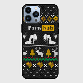 Чехол для iPhone 13 Pro Max с принтом Pornhub свитер с оленями в городе Новоалтайск,  |  | 2021 | knit | knitted | merch | new year | sweater | ugly sweater | вязанный | вязяный | зимний | лого | логотип | мерч | новый год | олени | рождественский | рождественский свитер | рождес