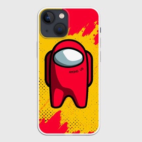 Чехол для iPhone 13 mini с принтом AMONG US   КРАСНЫЙ в городе Новоалтайск,  |  | among | among us | amongus | crewmate | game | games | imposter | impostor | logo | monster | sabotage | shhh | амонг | амонг ас | амонгас | игра | игры | импостер | космос | крюмейт | лого | логотип | логотипы | монстр | саботаж | символ | сим