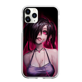 Чехол для iPhone 11 Pro Max матовый Play with me: в городе Новоалтайск, Силикон | | anime | evil | girl | аниме | больная | вредная | глаз | глаза | глазки | грудь | девочка | девушка | злая | псих | чокер | чокнутая | язык | язычок