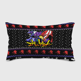 Подушка 3D антистресс с принтом EVANGELION (CHRISTMAS) в городе Новоалтайск, наволочка — 100% полиэстер, наполнитель — вспененный полистирол | состоит из подушки и наволочки на молнии | angel | eva | evangelion | neon genesis evangelion | nerv | аска лэнгли сорью | ева | евангелион | мисато кацураги | рей аянами | синдзи