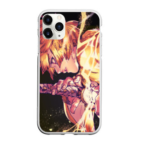 Чехол для iPhone 11 Pro Max матовый с принтом ЗЕНИЦУ ИЗ КЛИНКА в городе Новоалтайск, Силикон |  | Тематика изображения на принте: anime | demon slayer | kimetsu no yaiba | агацума | аниме | бесконечный поезд | зеницу | иноске | иноске хашибира | клинок | клинок рассекающий демонов | манга | недзуко | незука | незуко | нэзуко