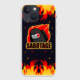 Чехол для iPhone 13 mini с принтом Among Us Sabotage в городе Новоалтайск,  |  | among us | among us game | among us mem | among us sabotage | among us space | among us игра | amongus | game | impostors | sabotage | игра | игроку | мем | одни из нас | саботаж | среди нас | эмонг ас | эмонг ас мем