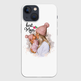 Чехол для iPhone 13 mini с принтом Best Mom в городе Новоалтайск,  |  | 2021 | best mom | mom | беременность | доченька | дочка | дочке | лучшая мама | люблю маму | любовь | мама | маме | мамочка | мамочке | мамуле | мамуля | пузожитель | рождение ребенка | самая лучшая мама | семья