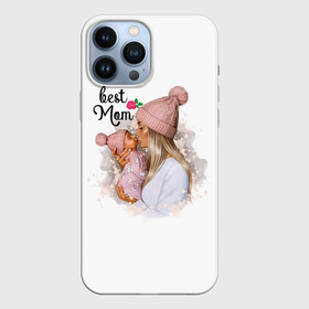 Чехол для iPhone 13 Pro Max с принтом Best Mom в городе Новоалтайск,  |  | Тематика изображения на принте: 2021 | best mom | mom | беременность | доченька | дочка | дочке | лучшая мама | люблю маму | любовь | мама | маме | мамочка | мамочке | мамуле | мамуля | пузожитель | рождение ребенка | самая лучшая мама | семья
