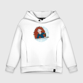 Детское худи Oversize хлопок My Life. My Way.: в городе Новоалтайск, френч-терри — 70% хлопок, 30% полиэстер. Мягкий теплый начес внутри —100% хлопок | боковые карманы, эластичные манжеты и нижняя кромка, капюшон на магнитной кнопке | brave | merida | pixar | vdzabma | мерида | пиксар | храбрая | храбрая сердцем