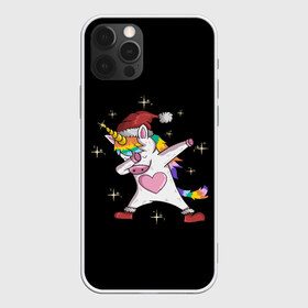 Чехол для iPhone 12 Pro Max с принтом Unicorn Dab в городе Новоалтайск, Силикон |  | Тематика изображения на принте: art | christmas | dab | heart | new year | rainbow | santa hat | stars | unicorn | арт | единорог | звезды | новый год | радуга | рождество | сердце | шапка санты
