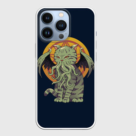 Чехол для iPhone 13 Pro с принтом Cathulhu в городе Новоалтайск,  |  | Тематика изображения на принте: cat | cathulhu | cats | cthulhu | ocean | sea | бездна | котенок | котэ | котяра | котята | кошка | ктулху | море | океан