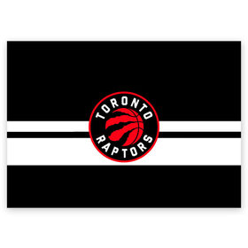 Поздравительная открытка с принтом TORONTO RAPTORS в городе Новоалтайск, 100% бумага | плотность бумаги 280 г/м2, матовая, на обратной стороне линовка и место для марки
 | Тематика изображения на принте: basketball | canada | logo | nba | raptors | sport | team | toronto | usa | баскетбол | канада | логотип | мяч | нба | полосы | рэпторс | спорт | сша | торонто | черный