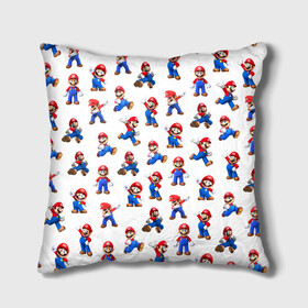Подушка 3D с принтом Mario в городе Новоалтайск, наволочка – 100% полиэстер, наполнитель – холлофайбер (легкий наполнитель, не вызывает аллергию). | состоит из подушки и наволочки. Наволочка на молнии, легко снимается для стирки | mario | mario brothers | old game | retro game | super mario | super mario bros | super mario odyssey | водопроводчик | девочкам | детям | классика | мальчикам | марио | персонажи игр | рабочий | ретро игры | старые игры | супер ма