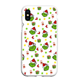 Чехол для iPhone XS Max матовый с принтом Гринч в городе Новоалтайск, Силикон | Область печати: задняя сторона чехла, без боковых панелей | 2021 | год быка | гринч | девочка | дед мороз | елка | леденец | мальчик | мультфильм гринч | новогодняя | носок | олень | подарок | праздник | ребенку | рождественская | с гринчем | с новым годом | санта