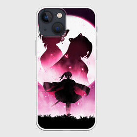 Чехол для iPhone 13 mini с принтом Столп Бабочки в городе Новоалтайск,  |  | anime | demon slayer | kimetsu no yaiba | агацума | аниме | бесконечный поезд | дыхание воды | зеницу | иноске | иноске хашибира | клинок | клинок рассекающий демонов | манга | недзуко | незука | незуко | нэзуко