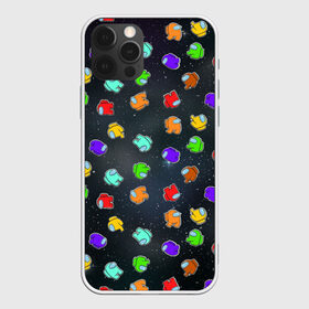 Чехол для iPhone 12 Pro Max с принтом Among Us в городе Новоалтайск, Силикон |  | 2021 | among us | impostor | space mafia | sus.puffballs united | амонг ас | амонг паттерн | игра | импостор | инопланетяне | инопланетянин | маска | надпись | новогодний амонг ас | с новым годом | самозванец | среди нас