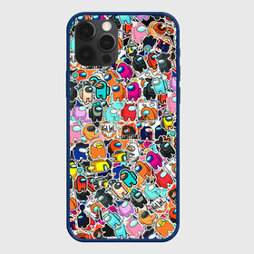 Чехол для iPhone 12 Pro Max с принтом Among Us sticker bombing в городе Новоалтайск, Силикон |  | among us | game | impostor | амонг ас | амунг ас | герой | игра | импостер | космонавт | персонаж | стикер | стикер бомбинг