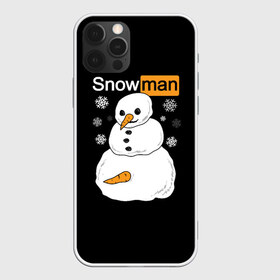 Чехол для iPhone 12 Pro Max с принтом Снеговик в городе Новоалтайск, Силикон |  | Тематика изображения на принте: 2021 | brazzers | christmas | happy new year | marry christmas | marry x mas | new year | snow | snowman | winter | бразерс | браззерс | новогодний | новогодний свитер | новый год | пошлый | праздничный | снег | сне