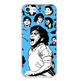 Чехол для iPhone 5/5S матовый с принтом DIEGO MARADONA в городе Новоалтайск, Силикон | Область печати: задняя сторона чехла, без боковых панелей | Тематика изображения на принте: diego armando maradona | football | архентинос хуниорс | барселона | бока хуниорс | бока хуниорс. | диего армандо марадона | диего марадона | наполи | ньюэллс олд бойз | севилья | футбол