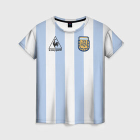 Женская футболка 3D с принтом Diego Maradona 10 (Автограф) в городе Новоалтайск, 100% полиэфир ( синтетическое хлопкоподобное полотно) | прямой крой, круглый вырез горловины, длина до линии бедер | 10 | 1960 | 2020 | argentina | barcelona | diego | football | legend | leo | lionel | maradona | messi | retro | rip | soccer | автограф | аргентина | барселона | бога | диего | легенда | лионель | марадона | месси | мяч | ретро | роспись | р