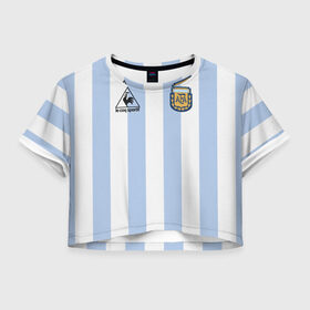 Женская футболка Crop-top 3D с принтом Diego Maradona 10 (Автограф) в городе Новоалтайск, 100% полиэстер | круглая горловина, длина футболки до линии талии, рукава с отворотами | 10 | 1960 | 2020 | argentina | barcelona | diego | football | legend | leo | lionel | maradona | messi | retro | rip | soccer | автограф | аргентина | барселона | бога | диего | легенда | лионель | марадона | месси | мяч | ретро | роспись | р