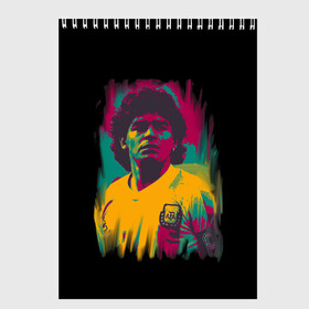 Скетчбук с принтом Diego Maradona в городе Новоалтайск, 100% бумага
 | 48 листов, плотность листов — 100 г/м2, плотность картонной обложки — 250 г/м2. Листы скреплены сверху удобной пружинной спиралью | 10 | 1960 | 2020 | argentina | barcelona | diego | football | legend | leo | lionel | maradona | messi | retro | rip | soccer | аргентина | барселона | бога | диего | легенда | лионель | марадона | месси | мяч | ретро | рука | форма | футбол