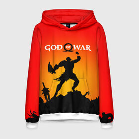 Мужская толстовка 3D с принтом GOD OF WAR в городе Новоалтайск, 100% полиэстер | двухслойный капюшон со шнурком для регулировки, мягкие манжеты на рукавах и по низу толстовки, спереди карман-кенгуру с мягким внутренним слоем. | game | god of war | god of war 4 | gods of war | викинги. | год оф вар | год оф вар 4 | игра | рпг