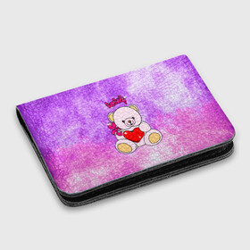 Картхолдер с принтом с принтом Lovely bear в городе Новоалтайск, натуральная матовая кожа | размер 7,3 х 10 см; кардхолдер имеет 4 кармана для карт; | Тематика изображения на принте: bear | love is | teddy | богиня | валентина | влюбленный | девушке | дочь | жена | игрушка | лучшая | любимая | люблю | мама | марта | медведь | медведь с сердцем | медвежата | мишка тедди | плюшевые | подарок