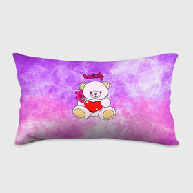 Подушка 3D антистресс с принтом Lovely bear в городе Новоалтайск, наволочка — 100% полиэстер, наполнитель — вспененный полистирол | состоит из подушки и наволочки на молнии | bear | love is | teddy | богиня | валентина | влюбленный | девушке | дочь | жена | игрушка | лучшая | любимая | люблю | мама | марта | медведь | медведь с сердцем | медвежата | мишка тедди | плюшевые | подарок