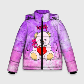Зимняя куртка для мальчиков 3D с принтом Lovely bear в городе Новоалтайск, ткань верха — 100% полиэстер; подклад — 100% полиэстер, утеплитель — 100% полиэстер | длина ниже бедра, удлиненная спинка, воротник стойка и отстегивающийся капюшон. Есть боковые карманы с листочкой на кнопках, утяжки по низу изделия и внутренний карман на молнии. 

Предусмотрены светоотражающий принт на спинке, радужный светоотражающий элемент на пуллере молнии и на резинке для утяжки | bear | love is | teddy | богиня | валентина | влюбленный | девушке | дочь | жена | игрушка | лучшая | любимая | люблю | мама | марта | медведь | медведь с сердцем | медвежата | мишка тедди | плюшевые | подарок