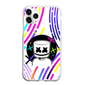 Чехол для iPhone 11 Pro матовый с принтом MARSHMELLO в городе Новоалтайск, Силикон |  | Тематика изображения на принте: fortnite | game. | marshmello | music | маршмелло | маршмело | музыка | фортнайт